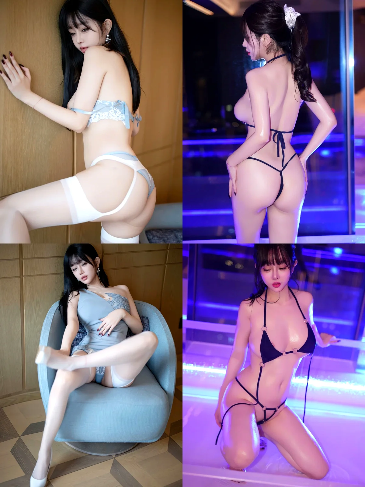 [YouMi尤蜜荟]-第1181期王羽纯写真-黑丝袜写真